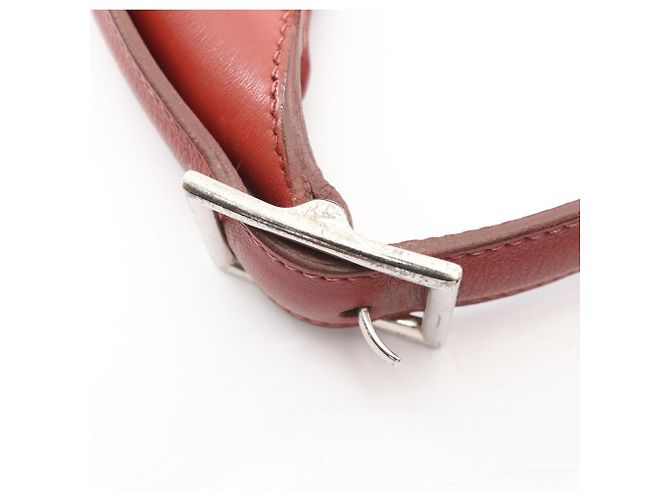 Hermès Borsa a tracolla Hermes Trim 31 Rouge H Rosso Bordò - vista 9