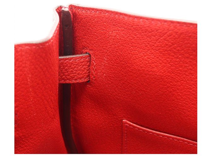 Hermès Borsa Hermes Birkin 30 Rouge Tomato Rosso - vista 10