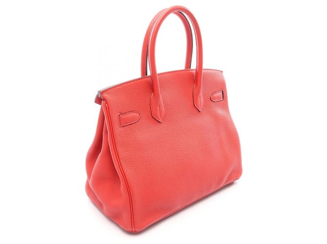 Hermès Borsa Hermes Birkin 30 Rouge Tomato Rosso - vista 2
