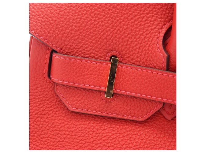 Hermès Borsa Hermes Birkin 30 Rouge Tomato Rosso - vista 7