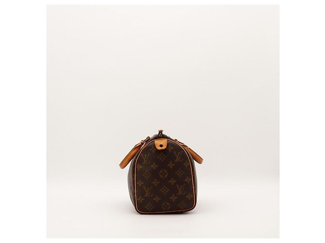 Louis Vuitton Speedy 30 Monogram Canvas Marrone Monogramma - vista 3