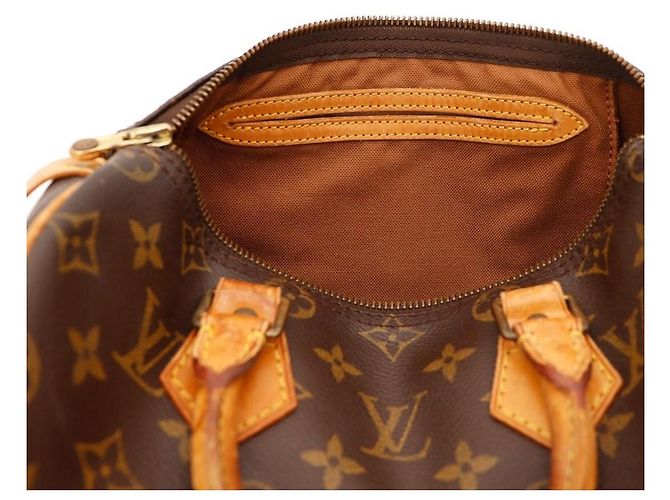 Louis Vuitton Speedy 30 Monogram Canvas Marrone Monogramma - vista 7