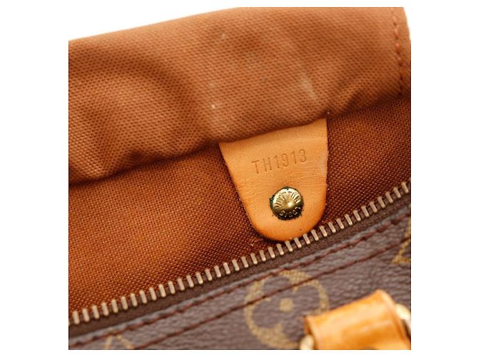 Louis Vuitton Speedy 30 Monogram Canvas Marrone Monogramma - vista 8
