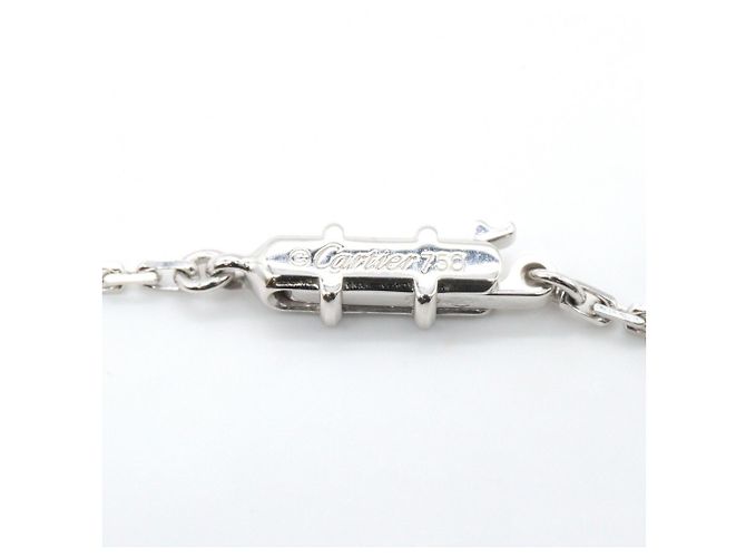 Collana Agrafe in Onice e Diamanti Cartier Nero Argento - vista 3