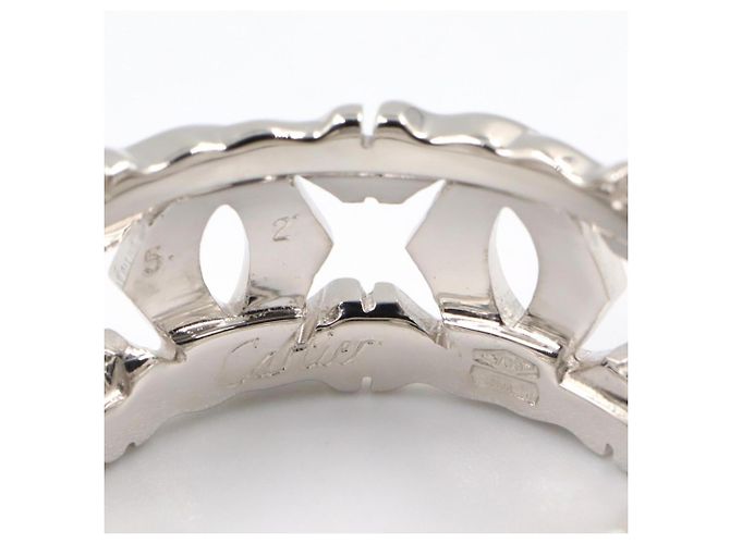 Anel Entrelacés em ouro branco 18K Cartier Prata - vista 3