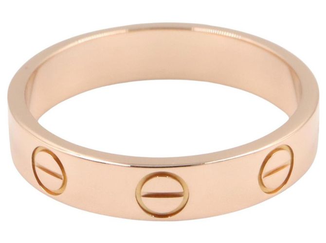 Anello Mini Love in oro rosa 18K Cartier D'oro - vista 2