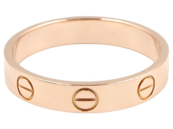 Anello Mini Love di Cartier in oro rosa 18K D'oro - vista 2