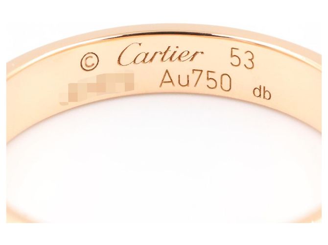 Anello Mini Love di Cartier in oro rosa 18K D'oro - vista 3