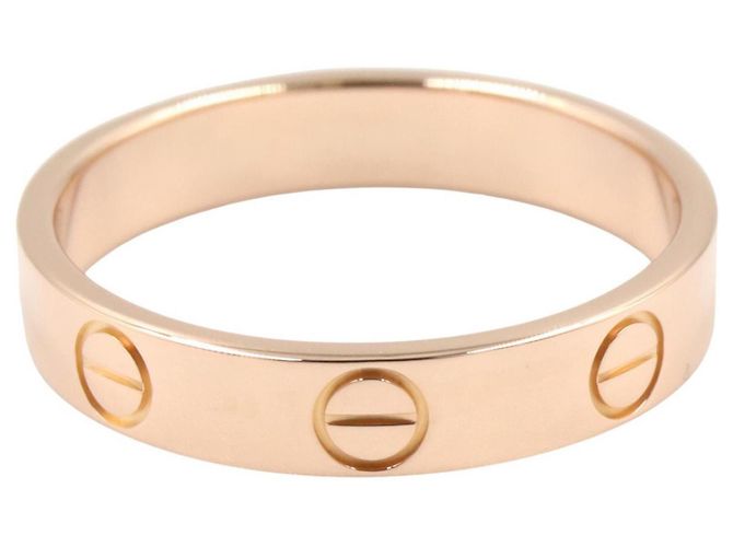 Anello Mini Love in oro rosa 18K Cartier D'oro - vista 2
