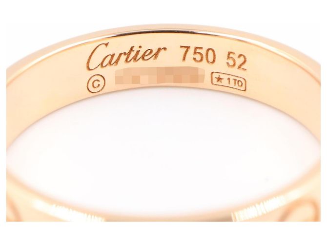 Cartier Mini Love Ring aus 18K Roségold Golden - Ansicht 3