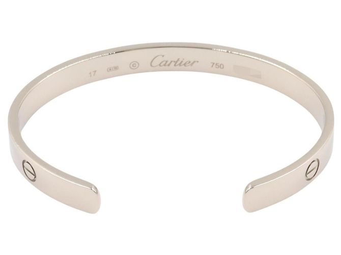 Bracciale Love Open in oro bianco 18K Cartier Argento - vista 2