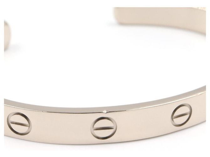 Bracciale Love Open in oro bianco 18K Cartier Argento - vista 4