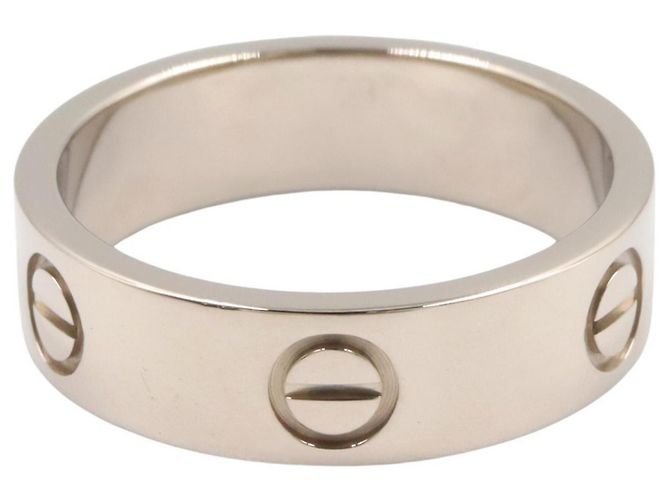 Cartier Love Ring aus 18K Weißgold Silber - Ansicht 2