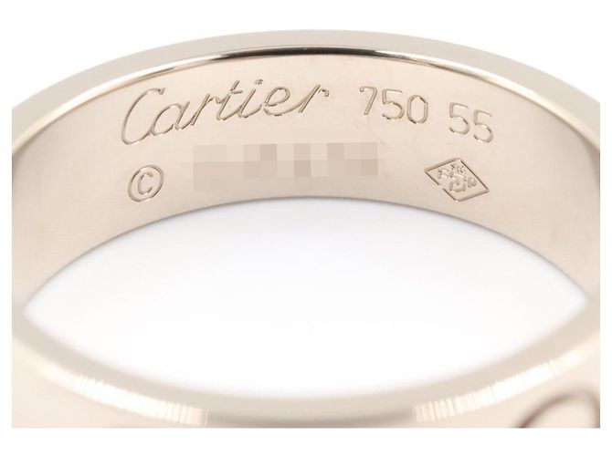 Cartier Love Ring aus 18K Weißgold Silber - Ansicht 3