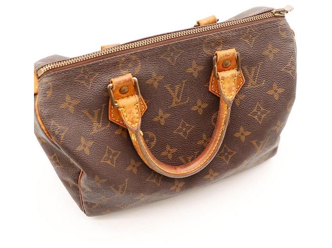 Louis Vuitton Speedy 30 Monogram Canvas Marrone Monogramma - vista 11