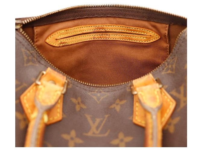 Louis Vuitton Speedy 30 Monogram Canvas Marrone Monogramma - vista 6