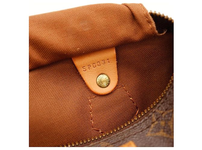 Louis Vuitton Speedy 30 Monogram Canvas Marrone Monogramma - vista 7