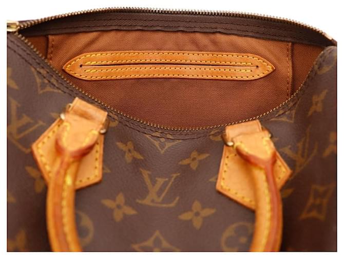 Louis Vuitton Speedy 30 Monogram Canvas Marrone Monogramma - vista 7