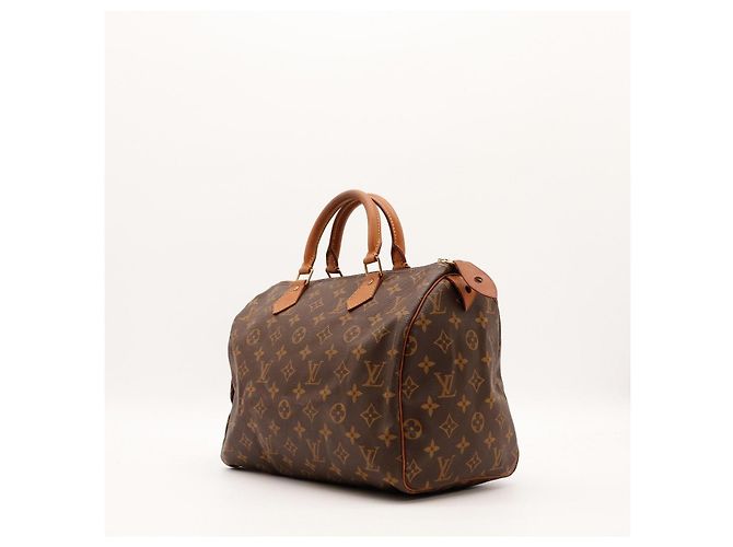 Louis Vuitton Speedy 30 Monogram Canvas Castaño Monograma - vista 2