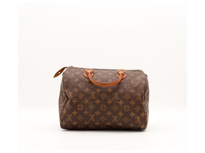 Louis Vuitton Speedy 30 Monogram Canvas Castaño Monograma - vista 4