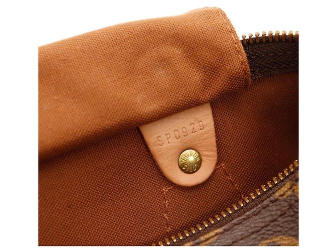 Louis Vuitton Speedy 30 Monogram Canvas Castaño Monograma - vista 8