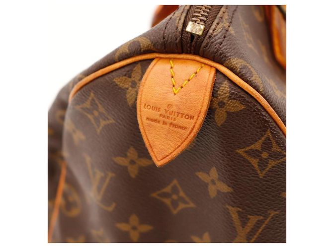 Louis Vuitton Speedy 30 Monogram Canvas Marrone Monogramma - vista 10