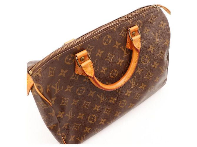 Louis Vuitton Speedy 30 Monogram Canvas Marrone Monogramma - vista 11
