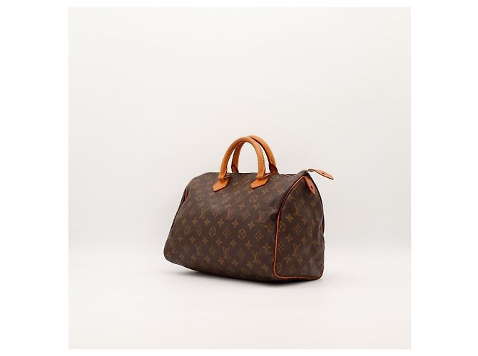 Louis Vuitton Speedy 30 Monogram Canvas Marrone Monogramma - vista 2