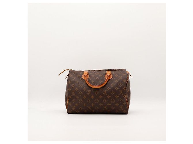Louis Vuitton Speedy 30 Monogram Canvas Marrone Monogramma - vista 4