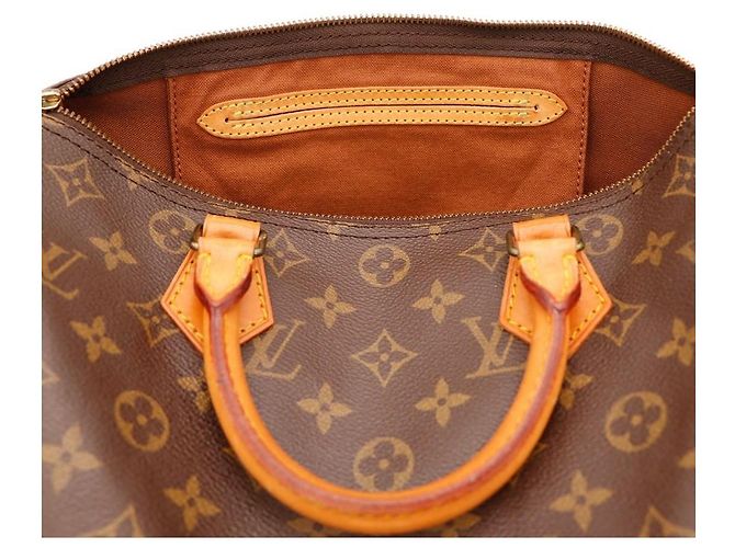 Louis Vuitton Speedy 30 Monogram Canvas Marrone Monogramma - vista 7