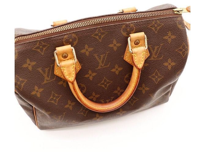 Louis Vuitton Speedy 30 Monogram Canvas Marrone Monogramma - vista 11