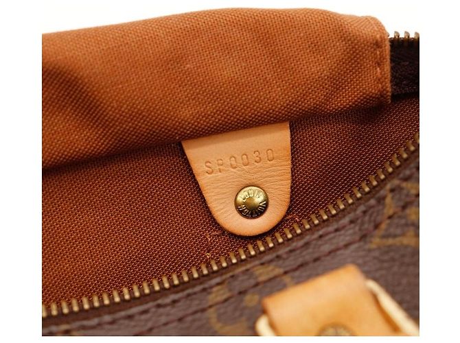Louis Vuitton Speedy 30 Monogram Canvas Marrone Monogramma - vista 8