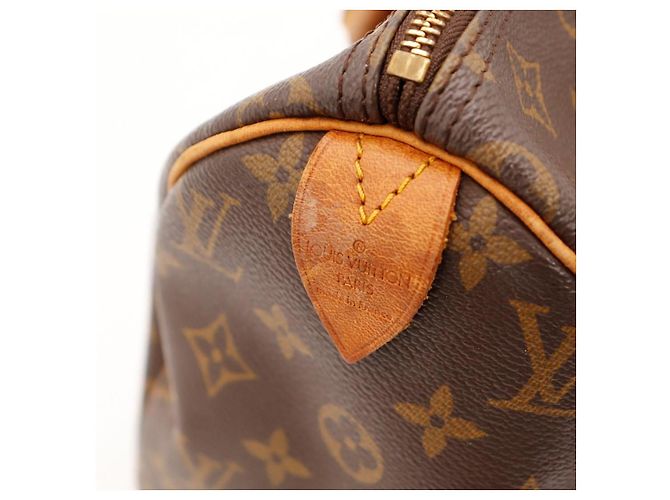Louis Vuitton Speedy 30 Monogram Canvas Marrone Monogramma - vista 10