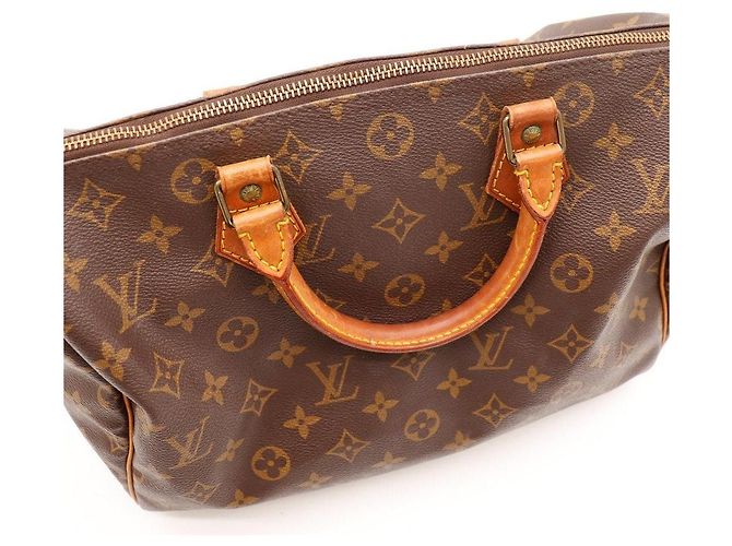 Louis Vuitton Speedy 30 Monogram Canvas Marrone Monogramma - vista 11