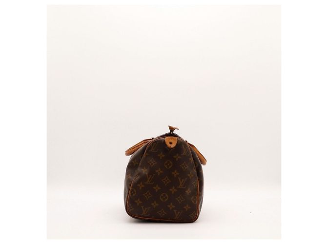 Louis Vuitton Speedy 30 Monogram Canvas Marrone Monogramma - vista 3