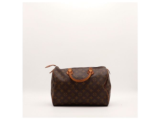 Louis Vuitton Speedy 30 Monogram Canvas Marrone Monogramma - vista 4