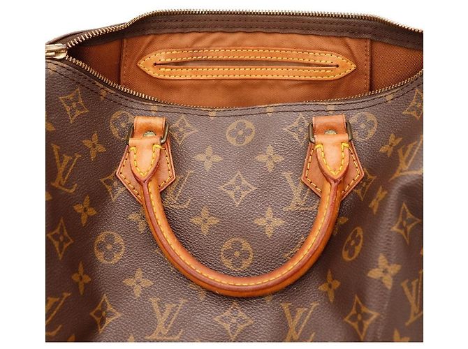 Louis Vuitton Speedy 30 Monogram Canvas Marrone Monogramma - vista 7