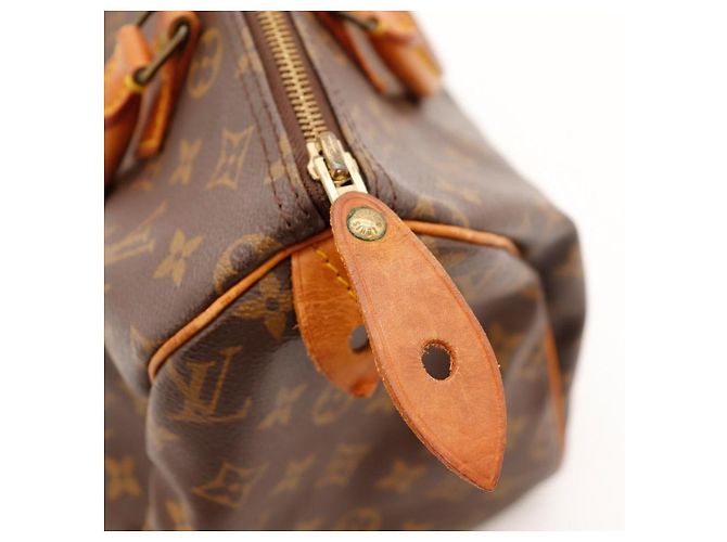 Louis Vuitton Speedy 30 Monogram Canvas Marrone Monogramma - vista 9