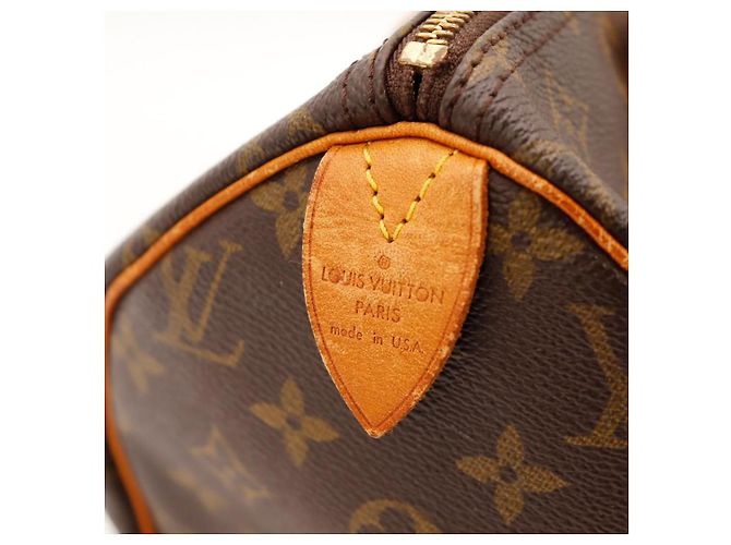 Louis Vuitton Speedy 30 Monogram Canvas Marrone Monogramma - vista 10