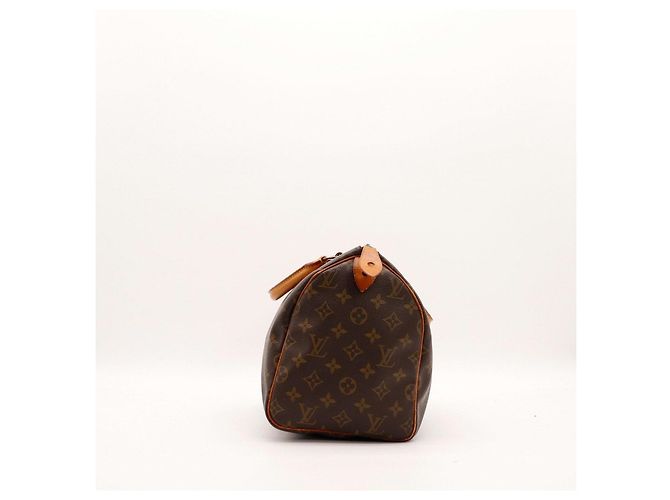 Louis Vuitton Speedy 30 Monogram Canvas Marrone Monogramma - vista 3