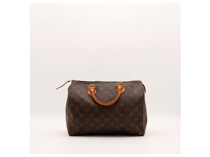 Louis Vuitton Speedy 30 Monogram Canvas Marrone Monogramma - vista 4