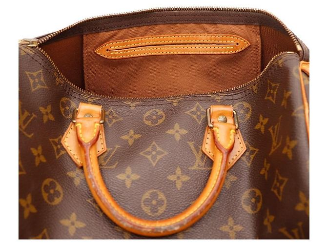 Louis Vuitton Speedy 30 Monogram Canvas Marrone Monogramma - vista 7