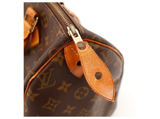 Louis Vuitton Speedy 30 Monogram Canvas Marrone Monogramma - vista 9