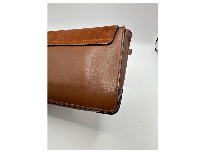 Chloé Faye Borsa a Tracolla in Pelle Marrone - vista 11
