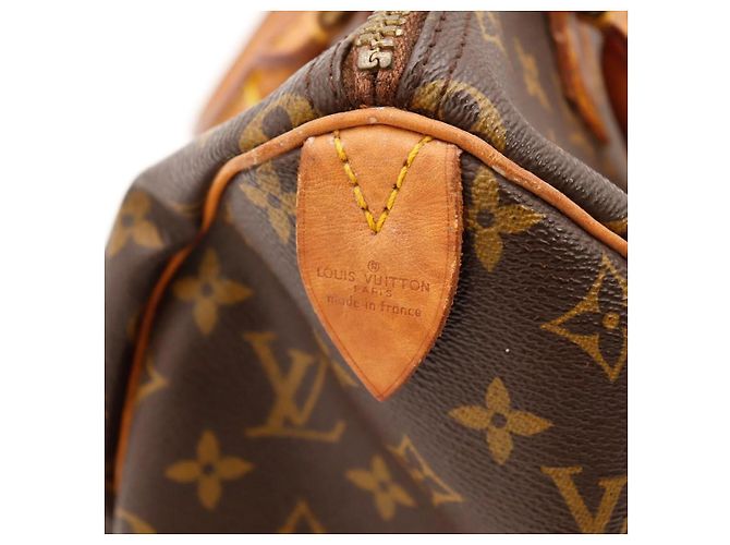 Louis Vuitton Speedy 30 Monogram Canvas Marrone Monogramma - vista 10
