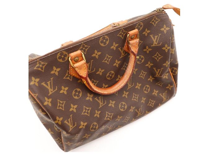 Louis Vuitton Speedy 30 Monogram Canvas Marrone Monogramma - vista 8