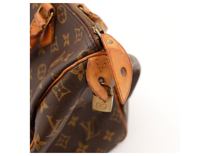 Louis Vuitton Speedy 30 Monogram Canvas Marrone Monogramma - vista 9