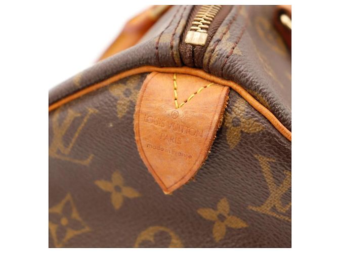 Louis Vuitton Speedy 30 Monogram Canvas Marrone Monogramma - vista 10