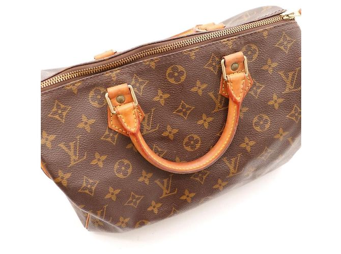 Louis Vuitton Speedy 30 Monogram Canvas Marrone Monogramma - vista 11