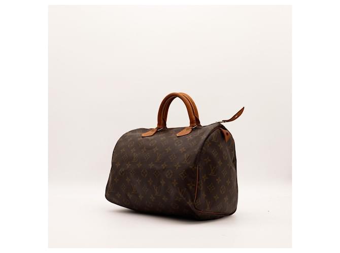 Louis Vuitton Speedy 30 Monogram Canvas Marrone Monogramma - vista 2
